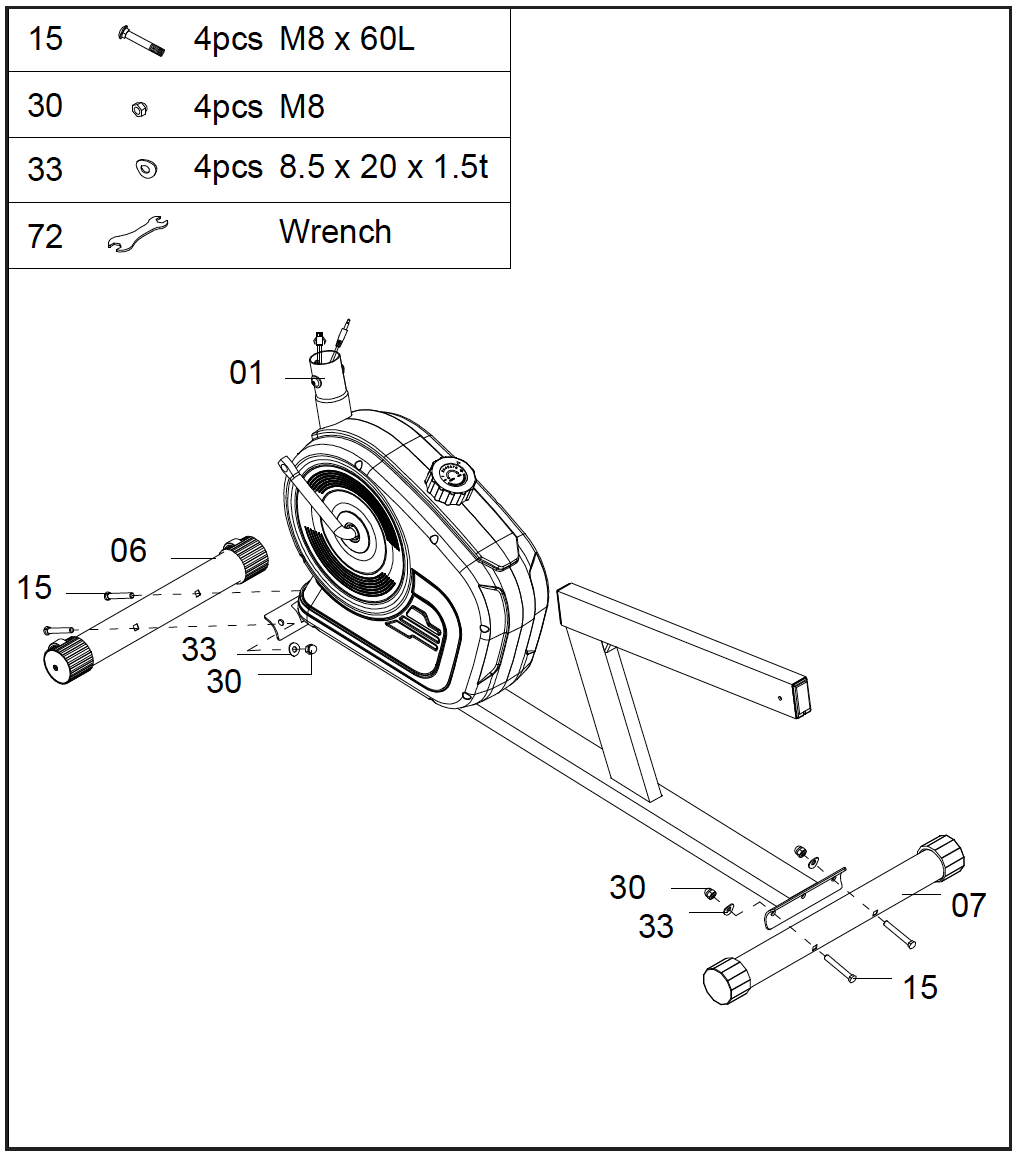 SB120 Assembly – XTERRA Fitness Support