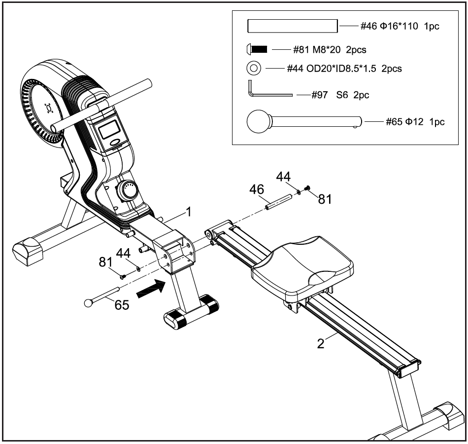 ERG220 Assembly – XTERRA Fitness Support