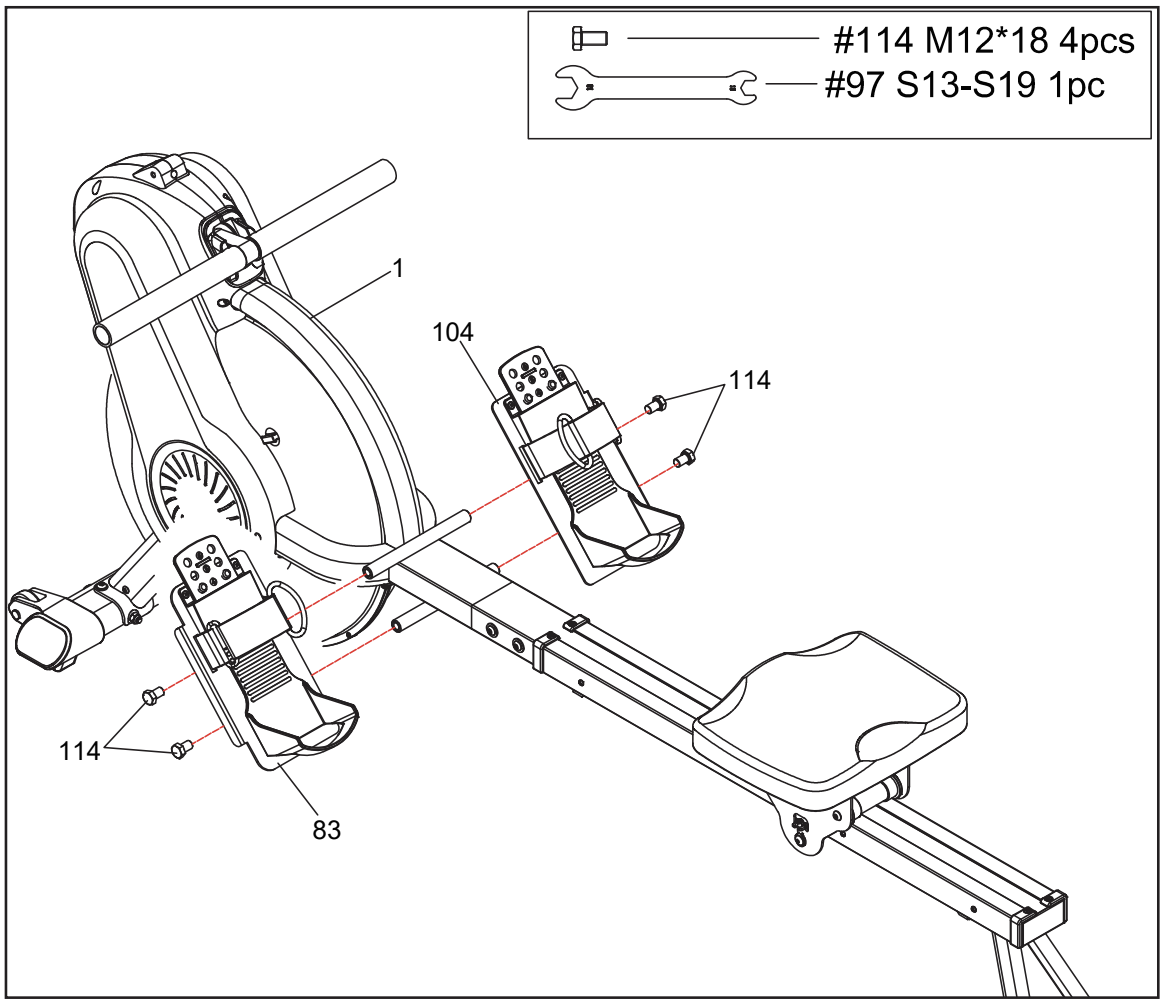 ERG550W Assembly – XTERRA Fitness Support